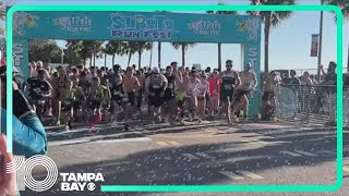 St Pete Run Fest brings thousands to downtown St Petersburg [upl. by Inek]