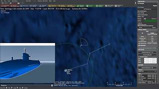 Command Modern Operations  TacView Viewing an ASW torpedo engagement in Tacview [upl. by Akira]