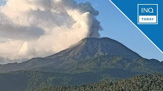 Phivolcs to residents near Mt Bulusan Beware of possible lahar  INQToday [upl. by Elfrida]