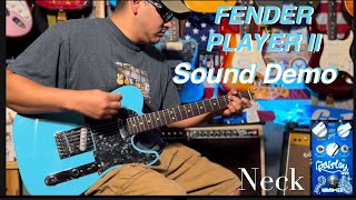 Fender Player II Telecaster Aquatone Blue [upl. by Einnob126]