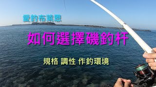 學釣魚 13 如何選擇磯釣竿 磯釣入門系列有字幕 [upl. by Thurnau]