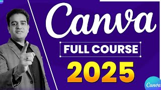 Canva Full Course Series 2025  What is Canva and How To Use It  canvacourse canva2025 [upl. by Malinin]