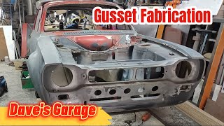 Ford Escort MK1 Restoration Project Engine Bay Repairs Gussets Welding [upl. by Kearney634]