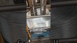 hot dipped galvanized wire 500800kg weight per coil wirefactory galvanizedwire [upl. by Ojela]