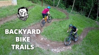 Backyard MTB Trails  Building amp Riding [upl. by Aisa]