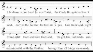 Credo III  ICEL Chant  New English Translation of the Roman Missal [upl. by Farver375]