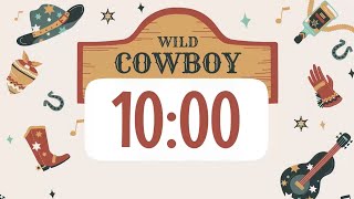 10Minute Country Cleanup Timer Countdown Song Tidy Up to a Fun Country Beat [upl. by Annalla]