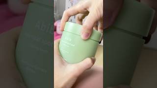 asmr unboxing of my favorite abib heartleaf spot toner pads 😌 kbeauty skincare shorts [upl. by Sukramaj535]