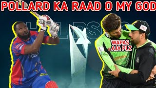 pollard ka raad without safetyguard 😄 Karachi beat Lahore Qalanadars psl2024 [upl. by Jenkins]