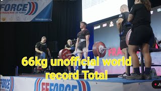 Watch thepanash9087 break the 66kg world record unofficially [upl. by Woodley]