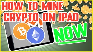 How to Mine crypto on Ios Apple iPhone iPad How to Mine Cryptocurrency Easy on Mobile [upl. by Enajiram]