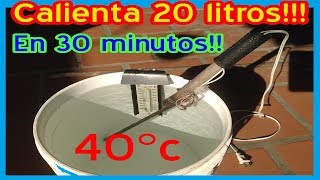 COMO HACER UN CALENTADOR DE AGUA CON RESISTENCIAS TERMICA [upl. by Arria]