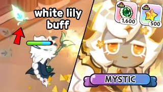 wwhite lily cookie is getting a BUFF 😅 upcoming update [upl. by Mariquilla]