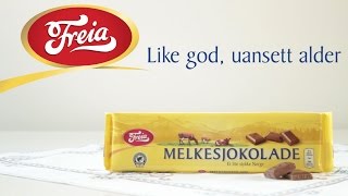 Freia Melkesjokolade Reklame [upl. by Edmee587]