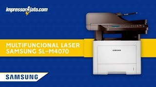 DEMONSTRAÇÃO  Multifuncional Laser Samsung SLM4070 [upl. by Nirro]