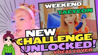 Rechallenge Weekend taeyeonss taeyeon 태연 vocalcovers  Slowed Ver [upl. by Ahsekyt]