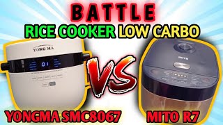 RICE COOKER LOW CARBO YONGMA VS MITO  YONG MA VS MITO  MAGIC COM LOW CARBO [upl. by Hoye]