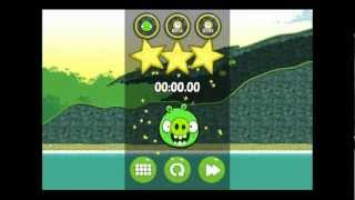 Bad Piggies Zero Seconds in Road Hogs R4 and R6 Fastest Possible Time [upl. by Kcirtemed290]