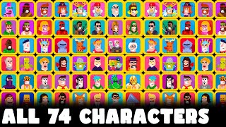 Bowmasters All 74 Characters Unlocked [upl. by Memberg]