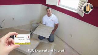 Porcelain Tile Installation Tips and Tricks  Ceramic Tile Dade City FL [upl. by Aldo417]