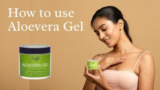 How to Use Best Organic Aloe Vera Gel for Face amp Skin  2021 [upl. by Blakelee]