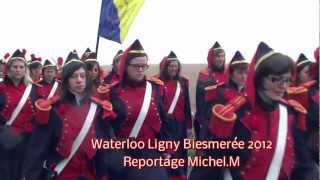 02 Marche Biesmerée Ligny Waterloo 2012wmv [upl. by Yug]