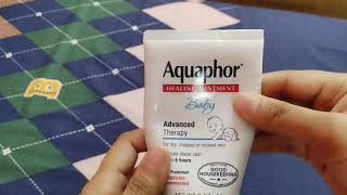 Aquaphor Healing Ointment Review And Unboxing  Diaper Rash Cream For Babies  Aquaphor  Baby [upl. by Enamrej538]