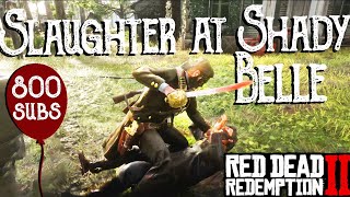 RDR2  Slaughter at Shady Belle EXPLOSIVE ENDING Lemoyne Raider gang hideout guide and location [upl. by Salguod]