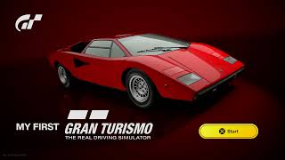 My First Gran Turismo Title Screen PS5 [upl. by Esille]