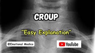 Croup  Acute LaryngoTracheoBronchitis  ENT  emotionalmedico [upl. by Nwahsal]