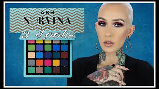 NEW ABH Norvina Collection Pro Pigment Palette Vol 2 Overview  3 Looks [upl. by Ebby]