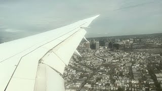 Egyptair landing at EWR New Jersey airport [upl. by Elleda]