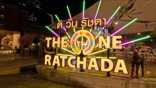 Bangkok Thailand ONE RATCHADA NIGHT MARKET🌼Famous foodhunting place in the city [upl. by Leiuqeze]