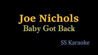 Joe Nichols  Baby Got Back Karaoke Version [upl. by Elgna574]