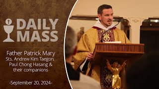 Catholic Daily Mass  Daily TV Mass  September 20 2024 [upl. by Atnes999]