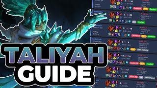 TALIYAH GUIDE  How to CARRY with Taliyah Full Indepth Guide [upl. by Ariew]