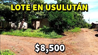 SE VENDE LOTE en 8500 en LA POZA USULUTAN El Salvador [upl. by Sigler]