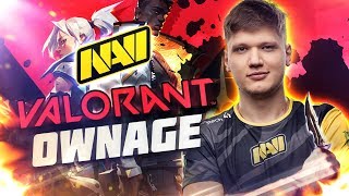 S1MPLE ПЕРВЫЙ РАЗ ИГРАЕТ В VALORANT [upl. by Samy]