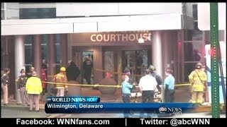 3 Dead in Delaware Courthouse Shooting [upl. by Ayocat]