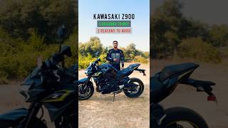 Kawasaki Z900 Review in 1 Minute  3 Positives amp 2 Negatives  BikeWale shorts kawasakiz900 [upl. by Laurella]