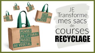 JAI ACCUMULÉ TROP DE SACS DE COURSES  JE LES TRANSFORME [upl. by Adnesor]