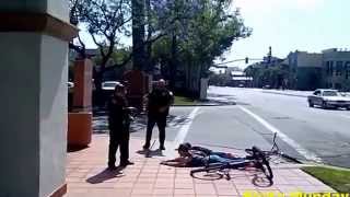 Santa Ana Police Aim Tasers at Young Females On Bikes For Refusing To Answer Questions [upl. by Neva]