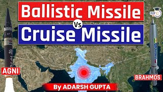 Difference Between Ballistic amp Cruise Missile  Ballistic Vs Cruise  UPSC Mains GS3 [upl. by Shimberg]