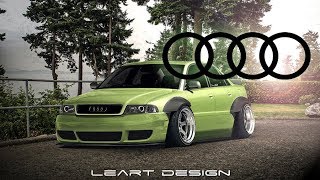 Audi A4 B5 Wide Body Virtual Tuning Photoshop [upl. by Kokaras]