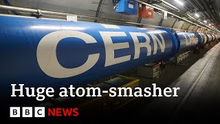 Huge atomsmasher bid to find missing 95 of Universe  BBC News [upl. by Behnken366]