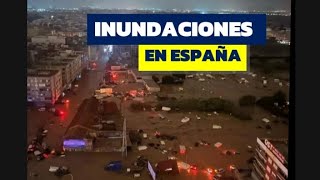 Así de grave ha estado la situación en España con las inundaciones Valencia bajo agua [upl. by Merari]