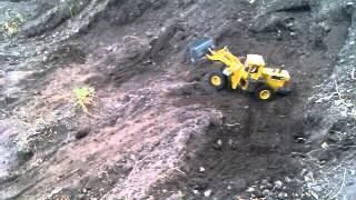 RC Radlader Komatsu Strassenbau am Erdberg Teil1 [upl. by Nairda]