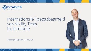 Internationale Toepasbaarheid van Ability Tests bij hrmforce [upl. by Billi]