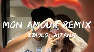 Zzoilo amp Aitana  Mon Amour LetraLyrics [upl. by Bergman]