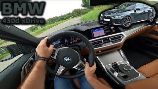 2021 BMW 430d xDrive  POV test drive  DrivingCars [upl. by Timmi]